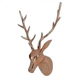 Dinazah Deer Head Wall Decor A Shining Look Faux Taxonomy Of Copper With Antler【クリスマス】【ツリー】 [並行輸入品]