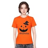 [HarnyLoom] ハロウィン Tシャツ メンズ レディース かぼちゃｔシャツ ハロウィン 仮装 衣装 コスチューム 大人 コスプレ おもしろ プレゼント ペア Tシャツ (XXXL)
