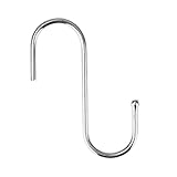 B blesiya 20個メタルSフックハンガーストレージハンギングホルダーバスルームタオルポットパン