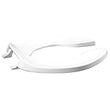 Centoco 1500STSCC-001 Plastic Elongated Toilet Seat with Open Front, White by Centoco