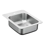Moen g204571 2000 Seriesステンレススチール20ゲージSingleボウルDrop Inシンク、17 5 / 16 " x 22 5 / 16 "