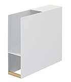 山崎実業 洗濯ハンガー収納 洗濯機横 マグネット ハンガーホルダー トスカ ホワイト 3868