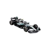 Bburago 1:43 レースフォーミュラ メルセデス W16 ヘルメット付き (2025) アントネッリ #12