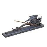 Gothic Dragon Incense Burner Figurine [並行輸入品]