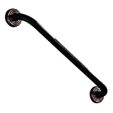 Aothpher おしゃれ 手すり 真鍮 黒 50cm 取り付け簡単 高齢者 向け 手の小さな女性や子供にもぴったり