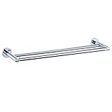 Gatco 4684 24' Channel Double Towel Bar, Chrome [並行輸入品]