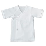 CELEC(セレク) 新生児 肌着 日本製 ベビー 短肌着 60cm ホワイト フライス 出産準備 【105030】