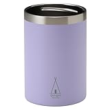 小倉陶器 テント 缶ホルダー 350ml缶 保冷 保温 真空断熱 ステンレス 缶ビール タンブラー アウトドア パープル
