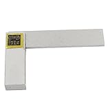 uxcell　直角定規　完全スコヤ　L形ルーラー　90度　80mm x 50mmスケール　78mm長　1個