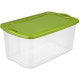 Sterilite 120 Quart EZ Carry- Spicy Lime, Case of 4 by BLOSSOMZ