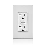 Leviton GFTR2-W SmarTest Self-Test SmartlockPro Slim GFCI Tamper-Resistant Receptacle with LED Indic