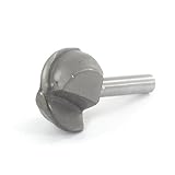 uxcell U溝ビット　コアボックスルータービット　6.3 x 25mm ダブルフルート　大工仕事　木工