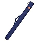 釣り用ロッドバッグ 140cm ポータブル ロッドケース 多機能 釣り竿 釣具 傘 収納 持ち運び便利 折りたたみ ブルー