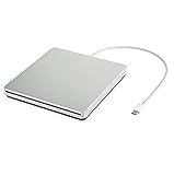 Type-C外付けCD DVDドライブプレーヤー吸込み式 超スリム Windows 10/8/7 / XP/Vistaと互換性ある