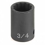 グレー空気圧社GY2124M 0.50インチX 24MM 12ポイントの標準ドライブ