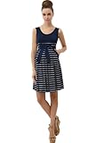 Momo Maternity DRESS レディース US サイズ: Large カラー: ブルー