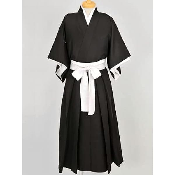 コスプレ衣装 BLEACH 死覇装 五番隊隊長羽織付 藍染惣右介 平子真子 コスプレ衣装 BLEACH 死覇装 五番隊隊長羽織付 藍染惣右介