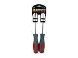 2 Pack Rubber Grip Screwdriver Set [並行輸入品]