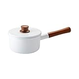 富士ホーロー 【IH200V対応・目安目盛付き】クリスティーナ ソースパン16cm 1.8L JC-16S