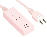 ヤザワ 2AC2USB2.1A2.5mピンク Y024025PK2U