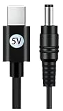 PDトリガーケーブル 5V 3A USBCオス-DCプラグ5.5x2.5mmオス 1m エミュレータ ノートパソコン 急速充電PDケーブル (5v 5.5*2.5mm)