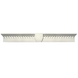 Buildersエッジ060020973034 73 5 / 8 " x 9 "クラシックDentilウィンドウヘッダー034、Parchment