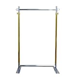 美d生活工房 業務用 ゴールドクローム ハンガーラック 耐荷重100kg 組立不要 プロG600