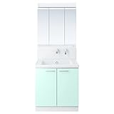 TOTO 洗面化粧台セット(KZ) 750mm 三面鏡(蛍光灯)+2枚扉 パナシェアクア KZ75B1B