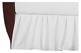 TL Care 100% Cotton Percale Crib Bed Skirt, White by TL Care