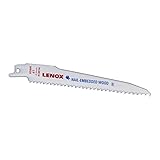 LENOX 20572-656R 6" 6TPI Wood & Metal Cutting Reciprocating Saw Blade - 5 Pack [並行輸入品]