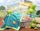 Gift Basket Drop Shipping 890132-Prince Just Hoppin Around Baby Hamper - Medium Blue or Green