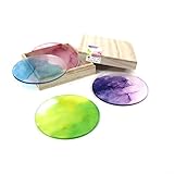 toumei あわいろ coaster ド 4枚セット