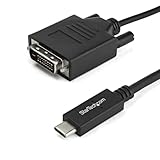 StarTech.com USB-C - DVIケーブル 2m 1920x1200対応 ブラック CDP2DVIMM2MB