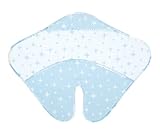 西川産業 babypuff ハッピーコーディネートシリーズ おくるみブランケット サックス3 LTH7801242-S3 LC9510