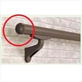 LIXIL TOEX　グリップライン　歩行補助手すり　径38手すり用　端部キャップ　【リクシル】 アルミカラー　オータムブラウン