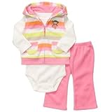 Carter's（カーターズ） :: 3-Piece Microfleece Hooded Ves :: マイクロフリース フード ベスト セット :: 3M (55-61cm)
