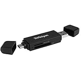 StarTech.com USBカードリーダー/USB-C & USB-A/SD & MicroSD/2スロット