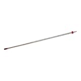 棒状温度計 30cm (感温液色: 赤) 0~100℃ 1/1℃ 筒入 /1-610-14
