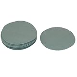 uxcell サンドペーパー 炭化シリコン製 ライトブルー 12.5cm径 20個入り