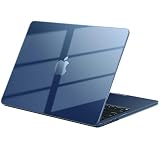 EooCoo対応 MacBook Air 13インチケース M4 M3 M2 チップ 付き 2025 2024 2022リリース A3240 A3113 A2681 カバー - クリスタルミッドナイトクリア