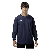 トレーニングウェア ナビドライ Tシャツ 長袖・丸首・メンズ