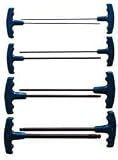 Westward 5YUU1 T Handle Hex Set, Ball, Long, Metric, 8 Pc by WestWard Tools