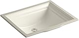KOHLER K-2339-47 Memoirs Undercounter Bathroom Sink, Almond [並行輸入品]