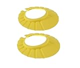 2 Pcs Safe Shampoo Shower Bathing Protect Soft Cap Hat for Baby Children Kids,by Kings Deal (yellow)