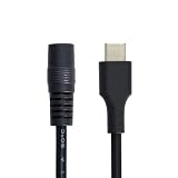 JSER USB 3.1 Type C USB-C - DC5.5 2.5mmパワージャック 延長充電ケーブル Apple Macbook用 10cm