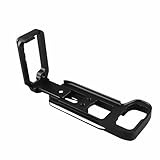 VBESTLIFE L字型フリープレート クイックリリース Lプレートブラケット 高耐久性 横縦撮影用 Sony A7M3/A7R3/A9カメラ対応(ブラック)