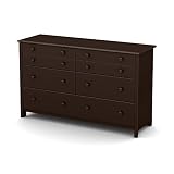 South Shore Little Smileys 6-Drawer Double Dresser, Espresso [並行輸入品]