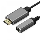 Elecbee HDMI - Mini ディスプレイポート変換アダプターケーブル 4K x 2K HDMI オス-メス ビデオケーブル