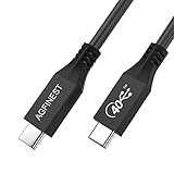 USB 4.0 ケーブルThunderbolt 3 ケーブルとUSB 3.2/3.1/3.0/2.0など下位互換 AGFINEST【 40G