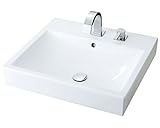 LIXIL(リクシル) INAX 角形洗面器(スクエアタイプ)(吐水口引出しタイプ) ピュアホワイト YL-A536FYA(C)/BW1
